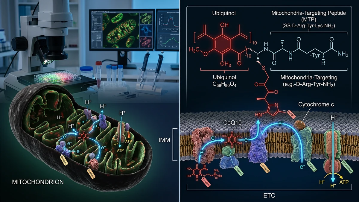 CoQ10-Peptide Conjugates in Mitochondrial Research