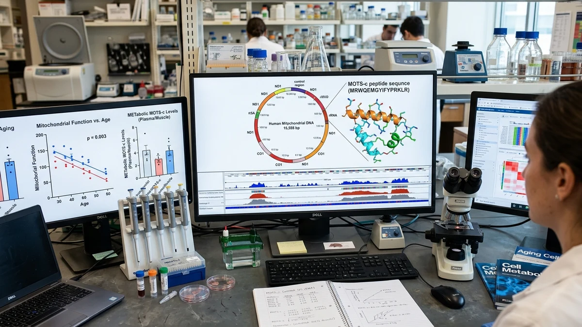 MOTS-c: The Mitochondria-Derived Peptide in Aging and Metabolism Research